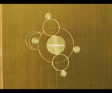 Crop Circle Crézancy en Sancerre France Juin 2017