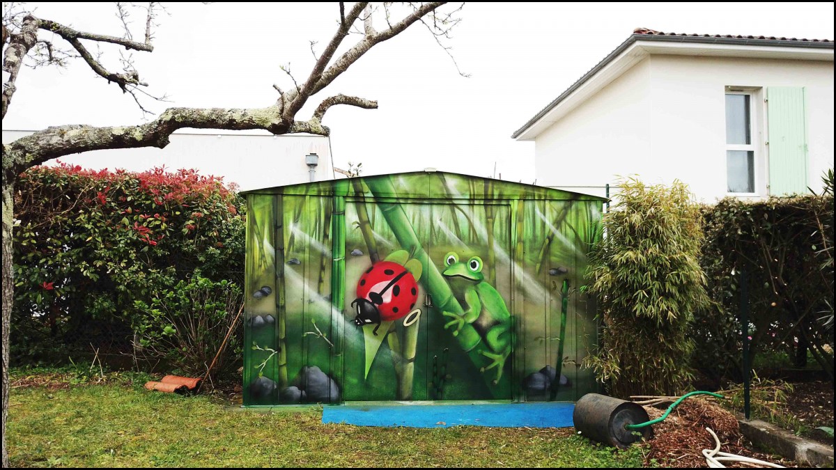 Décoration Graffiti- Nature - Bamboo - Fourras