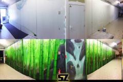 Graffiti-professionnel-decoration-paysage-foret-bamboo-artiste-peinture-trompe-loeil-bambou-sunset-coucher-de-soleil-peinture-mur-suoz-customsz-avant-apres-