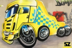 Graffiti-professionel-graffeur-artiste-street-art-scania-camion-caricature-la-rochelle-niort-saintes-bordeaux-rochefort-charentes-maritimes