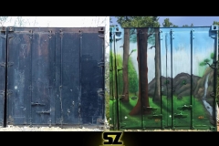 graffiti-decoration-conteneur-artiste-street-art-trompe-loeil-Millau-parc-de-loisirs-des-Bouscaillous-avant-après