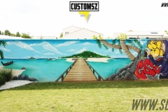 Graffiti-decoration-Suoz-plage-mer-décor-paysage-street-art-la-rochelle-Niort-charente-maritime