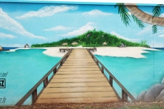 Graffiti-decoration-graffeur-professionel-Suoz-plage-CUSTOMSZ-mer-décor-paysage-street-art-la-rochelle-Niort-charente-maritime