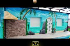 graffeur-professionnel-artiste-peintre-decorateur-graffiti-plage-tropique-lagon-paysage-trompe-loeil-suoz-customsz-SZ-street-art-decor-bordeaux-charentes-sud-aquitaine
