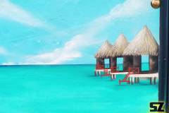 graffeur-professionnel-artiste-plage-tropique-iles-paradisiaque-ile-de-re