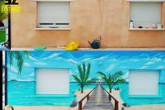 graffeur-professionnel-avant-apres-trompe-loeil-plage-paradisiaque-france-google