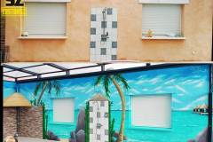 graffeur-professionnel-avant-apres-trompe-loeil-plage-paradisiaque