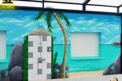 graffeur-professionnel-suoz-plage-tropique-lagon-paysage-trompe-loeil-suoz-customsz-SZ-cannes-nice-bordeaux-la-rochelle-monaco-paris