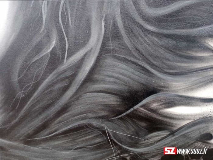 Découvrez l'incroyable talent de Suoz, artiste graffeur professionnel, avec sa dernière création : Visage Shakira en noir et blanc. Cette œuvre unique a été réalisée à l'hôtel & spa Le Clos St Martin sur l'île de Ré, et représente une véritable prouesse artistique
